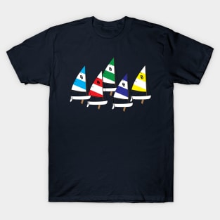 Dyer Dhow Sailboats Racing T-Shirt